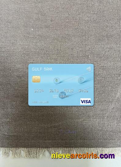 Algeria Gulf Bank visa card photolook